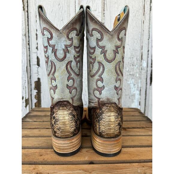 Corral B5507 Women’s Python Cowgirl Boots 8.5 | Exotic Square Toe Western NEW🤠 - Picture 9 of 15